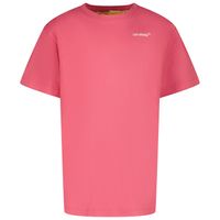 Picture of Off-White OGAA001S22JER002 kids t-shirt fuchsia