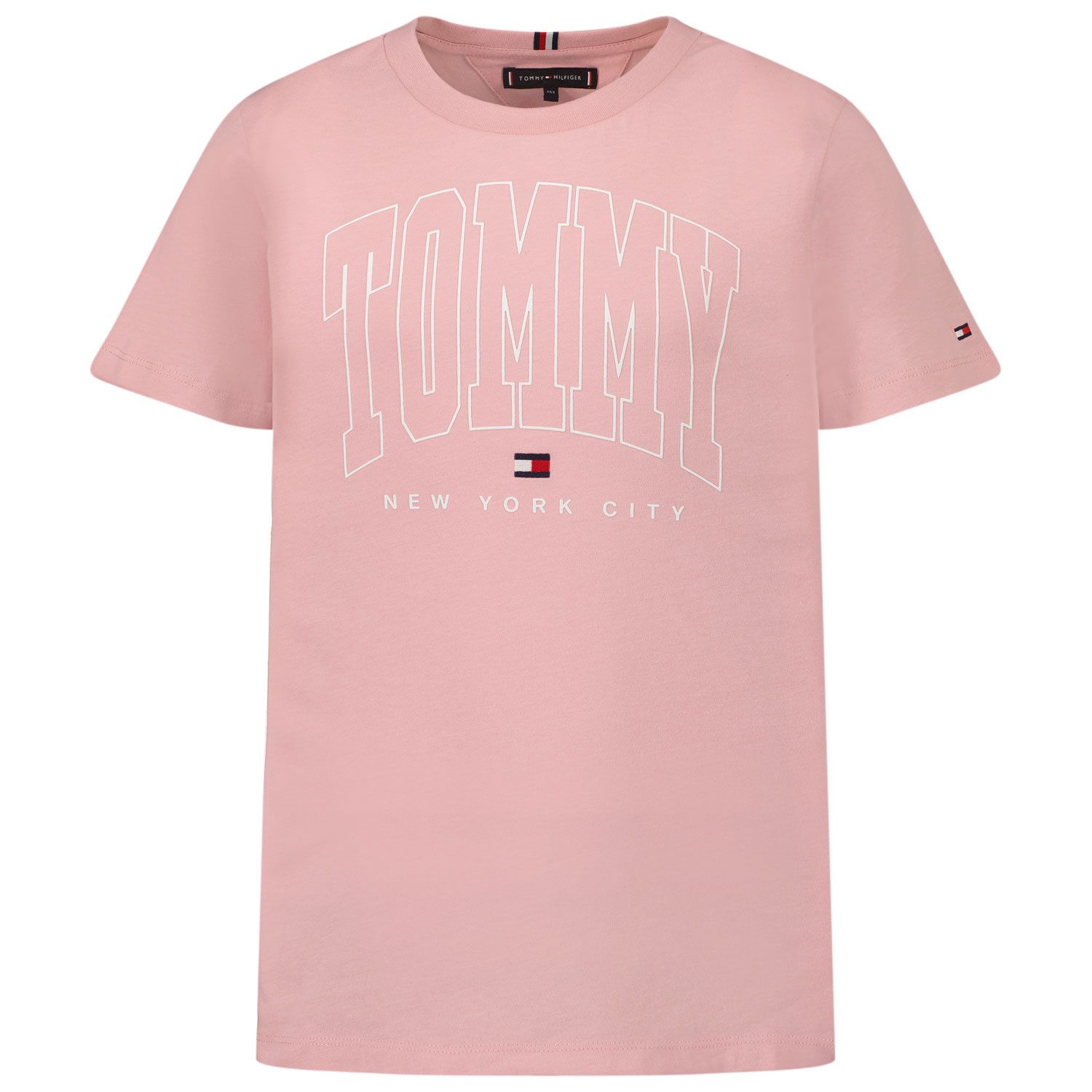 Afbeelding van Tommy Hilfiger KB0KB07287 kinder t-shirt roze