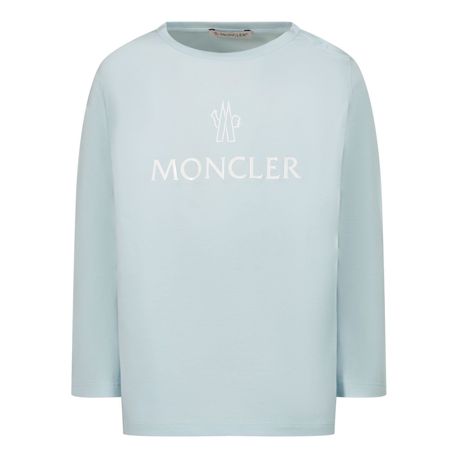 Picture of Moncler 8D00002 baby shirt light blue