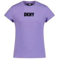 Afbeelding van DKNY D35S29 kinder t-shirt paars