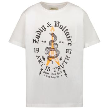 Zadig & Voltaire X25254 kinder t-shirt wit Afbeelding van Zadig & Voltaire X25254 kinder t-shirt wit