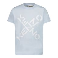 Afbeelding van Kenzo K05395 baby t-shirt licht blauw
