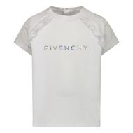 Afbeelding van Givenchy H05211 baby t-shirt wit