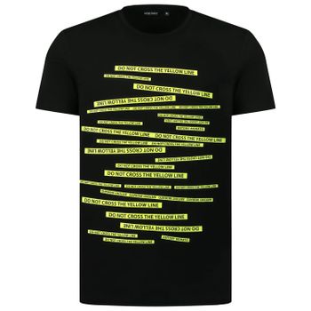 Antony Morato MMKS01749 heren t-shirt zwart Afbeelding van Antony Morato MMKS01749 heren t-shirt zwart