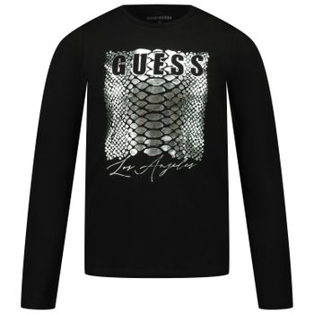 Guess J0BI11/J1311 kinder t-shirt zwart Afbeelding van Guess J0BI11/J1311 kinder t-shirt zwart