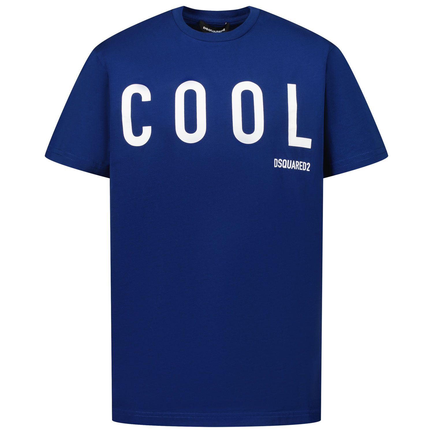 Picture of Dsquared2 DQ0797 kids t-shirt cobalt blue