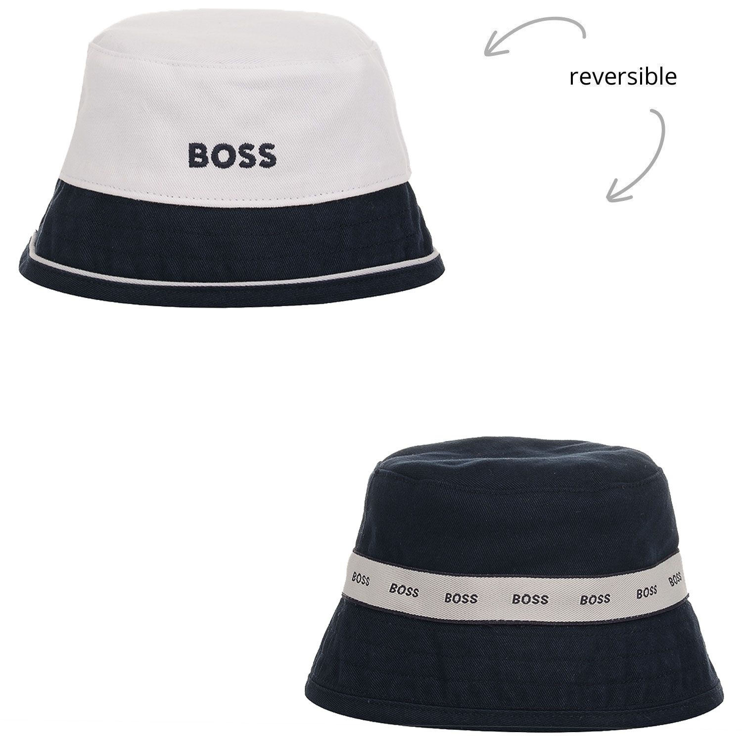 Picture of Boss J91126 baby hat navy