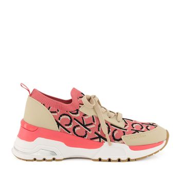 Calvin Klein HENSLEY dames sneakers koraal Afbeelding van Calvin Klein HENSLEY dames sneakers koraal