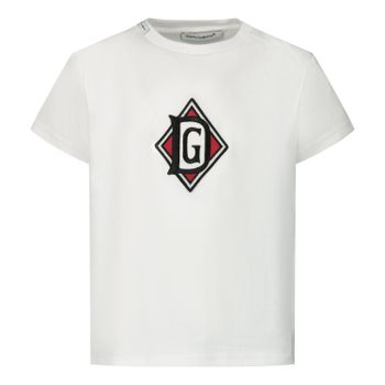 Dolce & Gabbana L1JT8E / G7VOS baby t-shirt wit Afbeelding van Dolce & Gabbana L1JT8E / G7VOS baby t-shirt wit