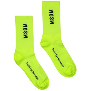 MSGM 22458 kindersokken fluor geel Afbeelding van MSGM 22458 kindersokken fluor geel
