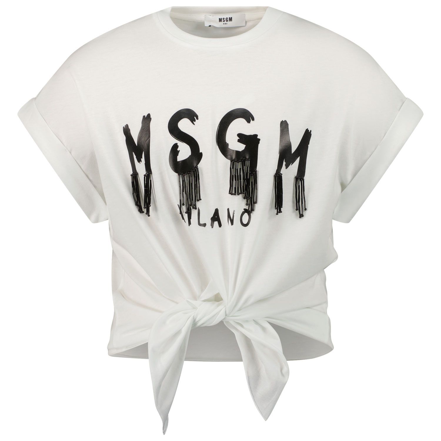 Afbeelding van MSGM 28845 kinder t-shirt wit