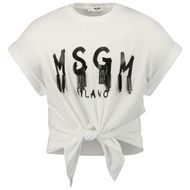 Afbeelding van MSGM 28845 kinder t-shirt wit