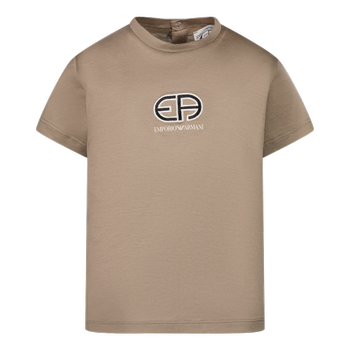 Armani 3KHTAC baby t-shirt beige Afbeelding van Armani 3KHTAC baby t-shirt beige