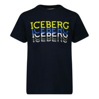 Picture of Iceberg TSICE0105BB baby shirt navy