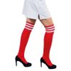 Afbeelding van Cheerleader sokken rood wit