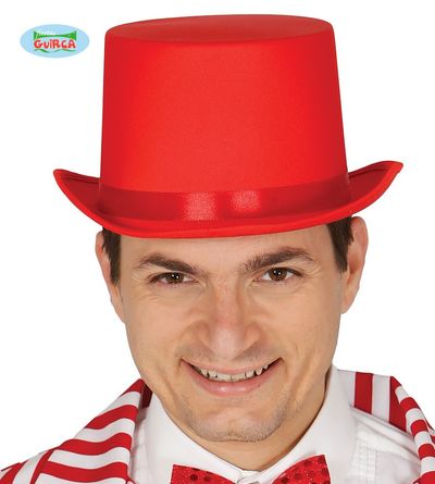Hoge hoed rood