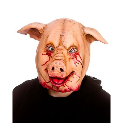 Foto van horror varkens masker