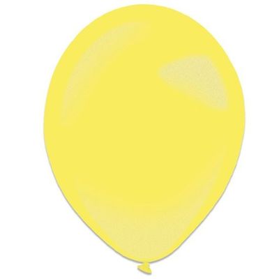 Ballonnen yellow sun metallic (28cm) 50st
