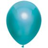 Afbeelding van Ballonnen metallic groenblauw (30m) 10st