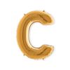Afbeelding van Folieballon letter C goud XL (100cm)