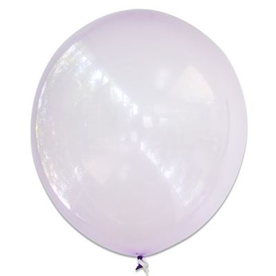 Foto van Ballonnen bubbel paars (61cm)