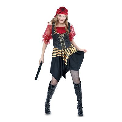 Piraten jurkje - rood