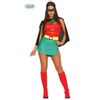 Afbeelding van Robin kostuum dames (batman)