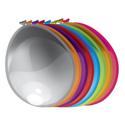 Ballonnen metallic Assorti kleur (30cm)50st