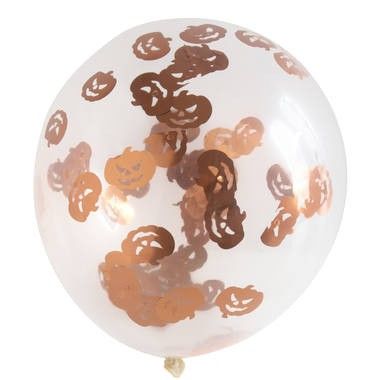 Ballonnen Goud Confetti 6st 30cm