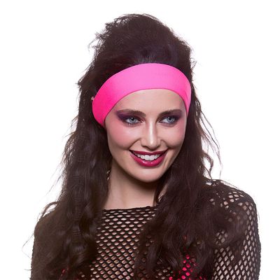 Foto van hoofdband neon roze