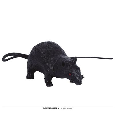 Foto van Plastic grote rat 15cm