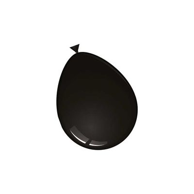 Ballonnen zwart metallic (30cm) 10st