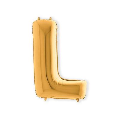 Foto van Folieballon letter L goud XL (100cm)