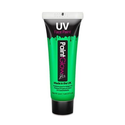 UV Face paint neon groen