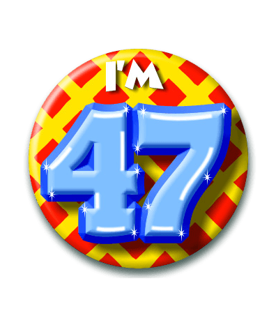 Button 47 jaar 