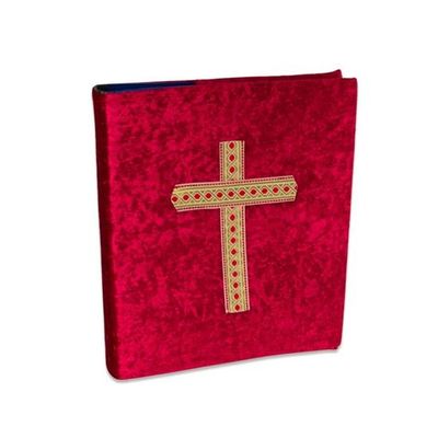 Foto van Sinterklaas boekomslag met kruis