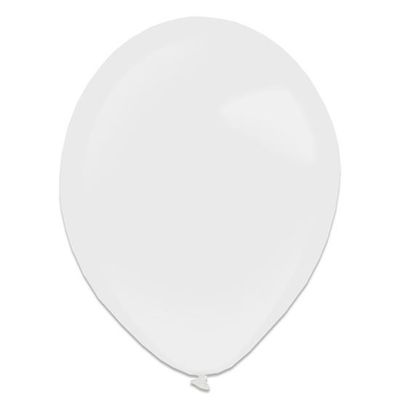 Ballonnen frosty white (35cm) 50st