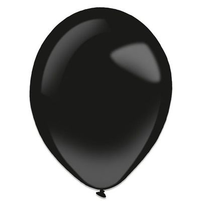 Ballonnen jet black (35cm) 50st