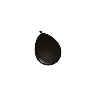 Foto van Ballonnen zwart (12,5cm) 100st