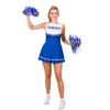 Afbeelding van Cheerleader jurkje blauw