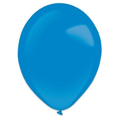 Ballonnen royal blue metallic (35cm) 50st