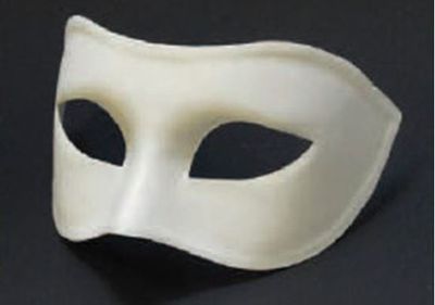 Venetiaans masker Colombina grezzo wit