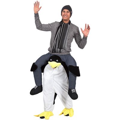 Carry me kostuum pinguin