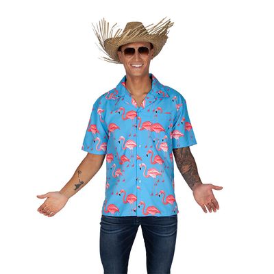 Flamingo Hawaii shirt 
