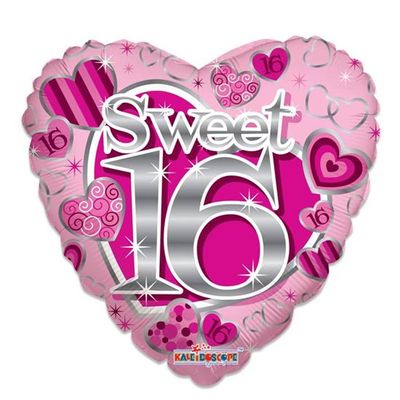 Folieballon sweet 16