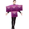 Afbeelding van Tetris kostuum paars