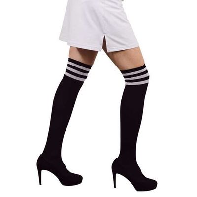 Foto van Cheerleader sokken zwart wit