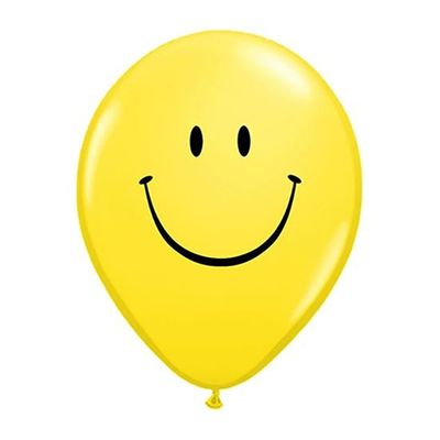 Ballonnen smiley (30cm) 100st