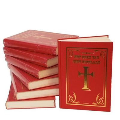 Foto van Sinterklaasboek met kruis
