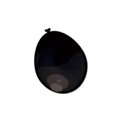 Ballonnen metallic zwart (30cm)